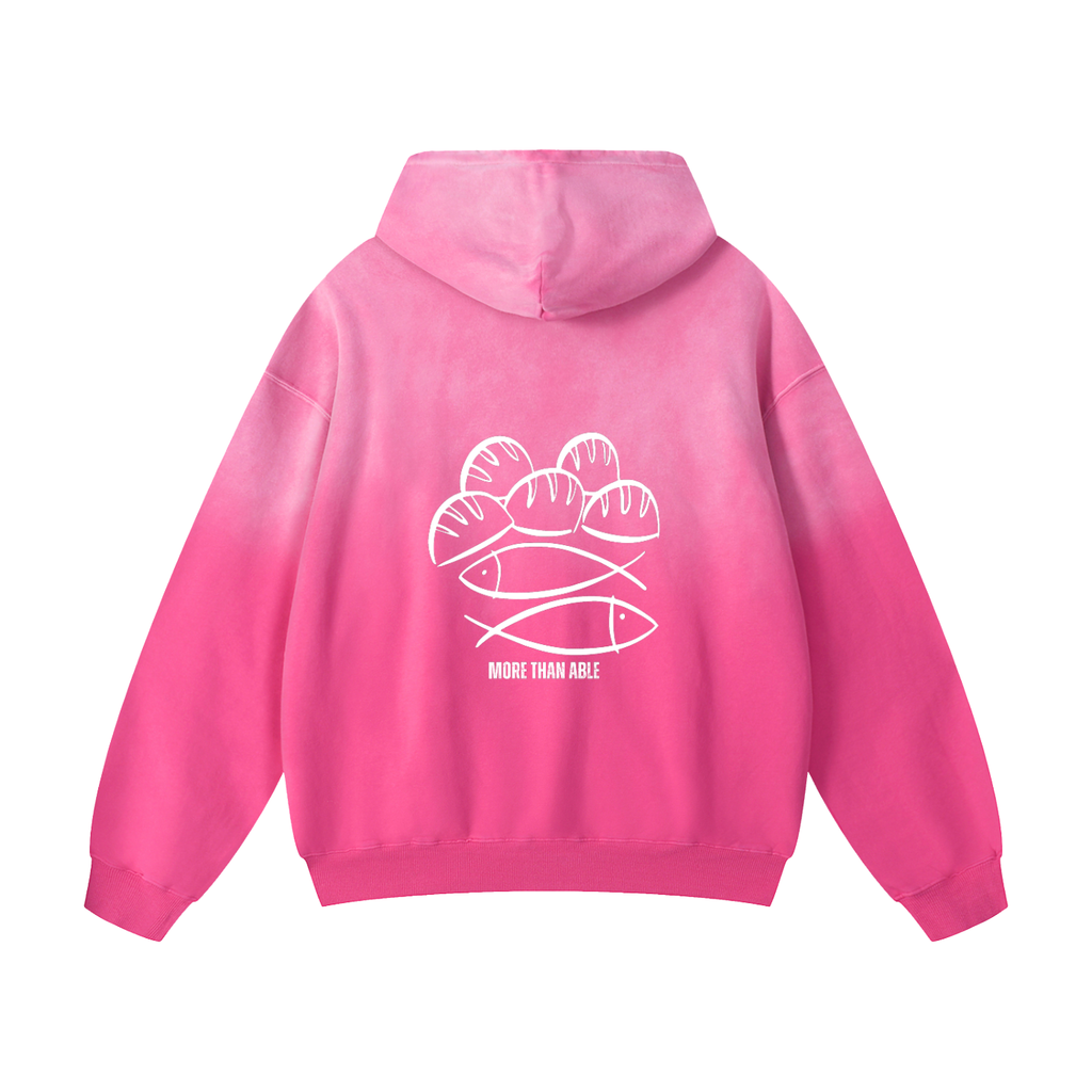 Heavyweight Sunfade Oversize Pink