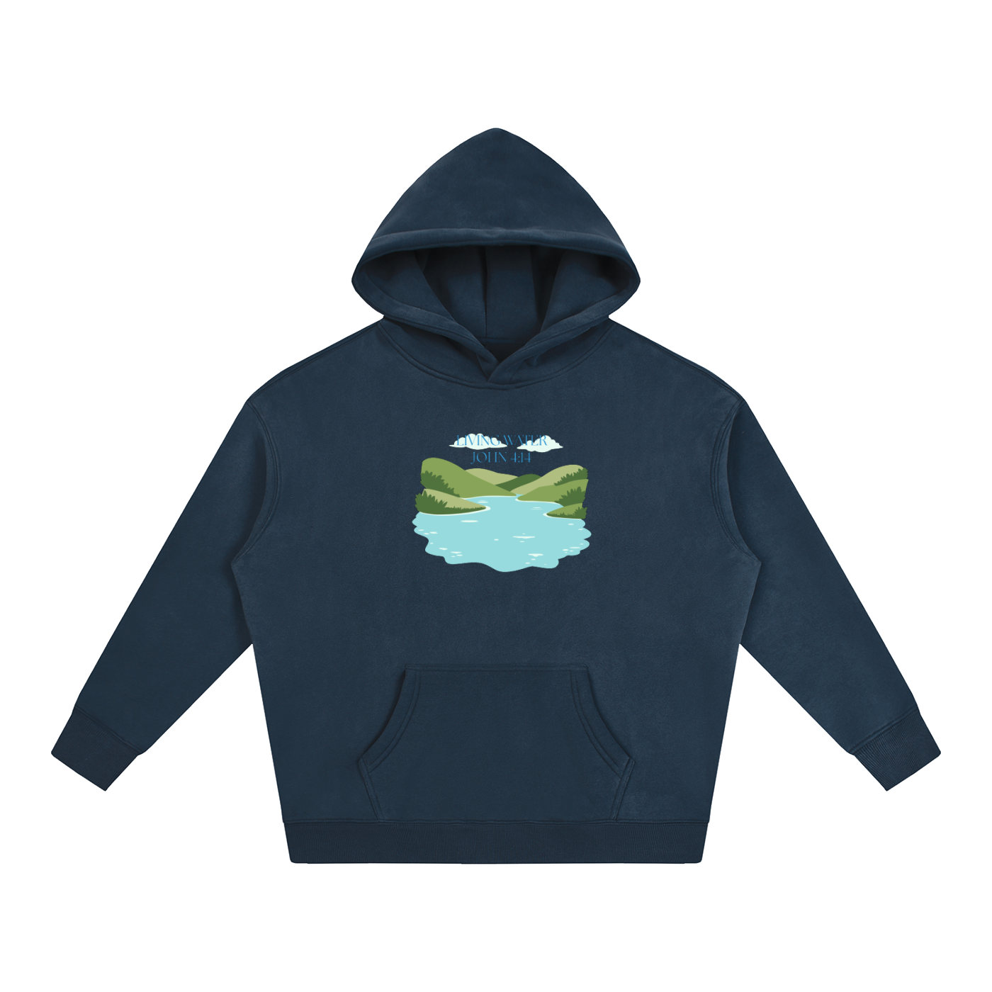 Oversize Water Fleeced Hoodie