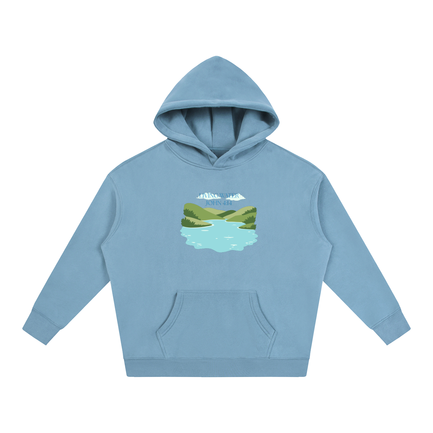 Oversize Water Fleeced Hoodie