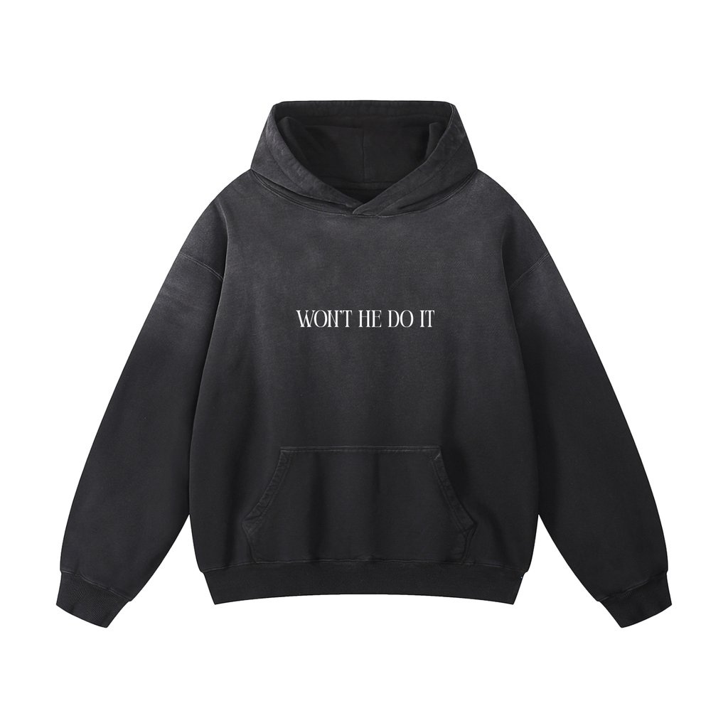 Heavyweight Sunfade Oversized Black