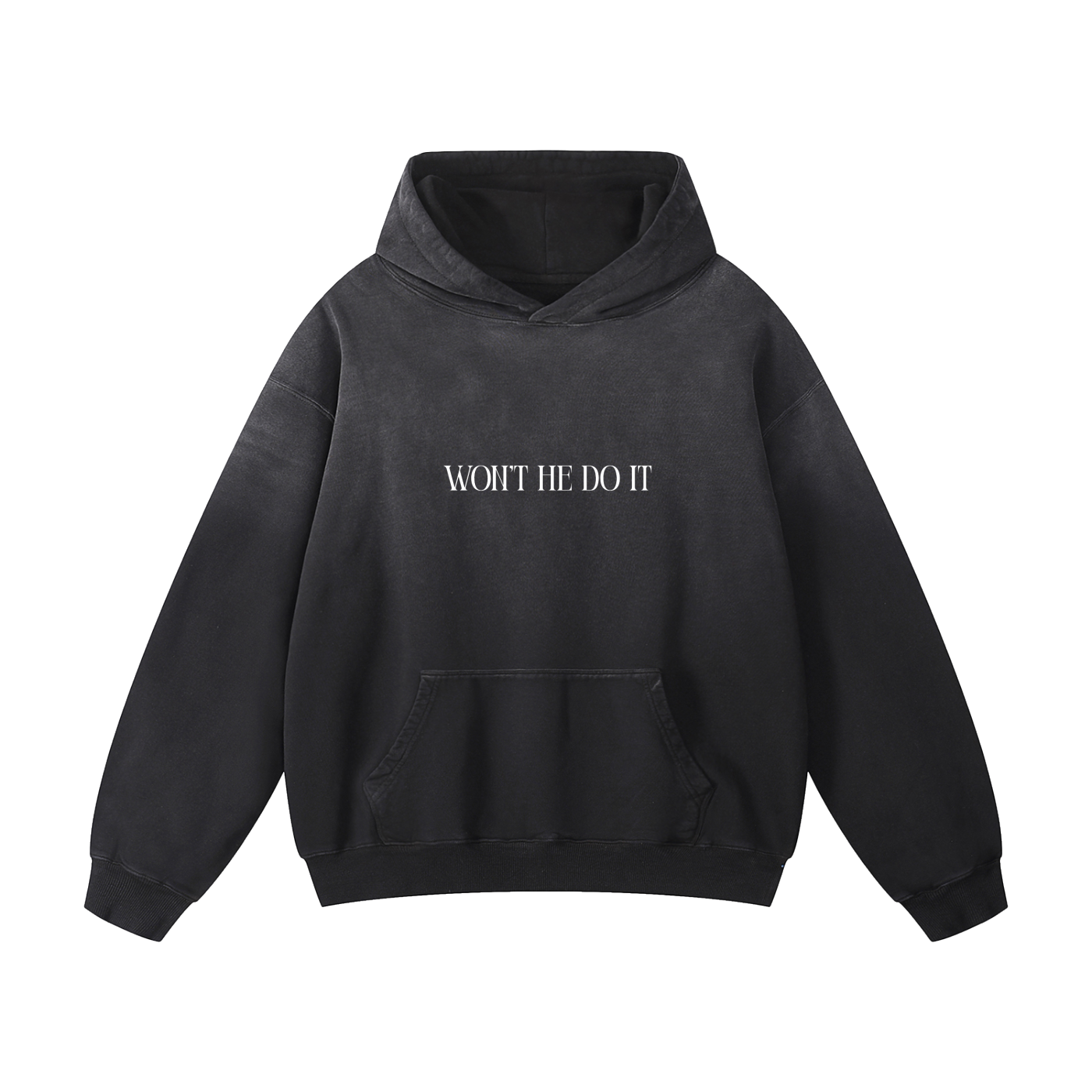 Heavyweight Sunfade Oversized Black