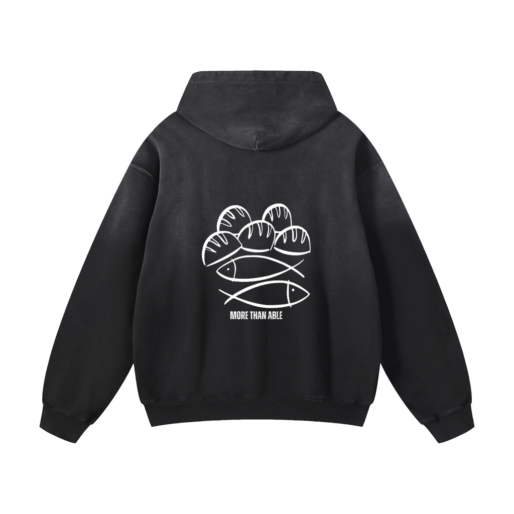 Heavyweight Sunfade Oversized Black